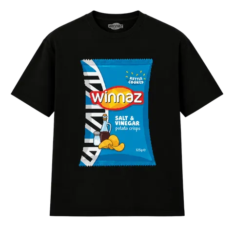Salt & Vinegar Tee, black